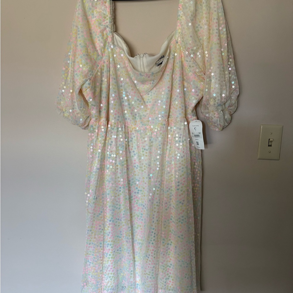 ARULA Floral Pastel Dress